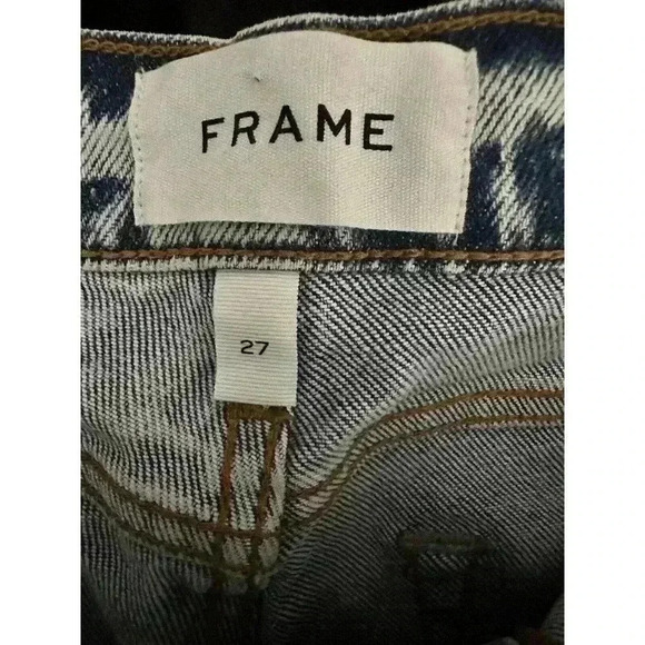 FRAME Le High Straight Jeans sz 27 - Picture 3 of 9